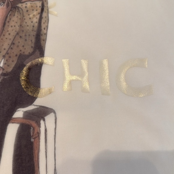 Jane & John by Tricotto Graphic T-Shirt 'Chic' Size M - Picture 6 of 9